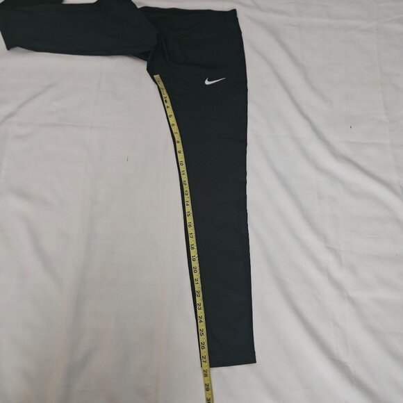NIKE Dri-Fit Women's Activewear Black Pattern Yoga Leggings Size Small - Picture 10 of 14